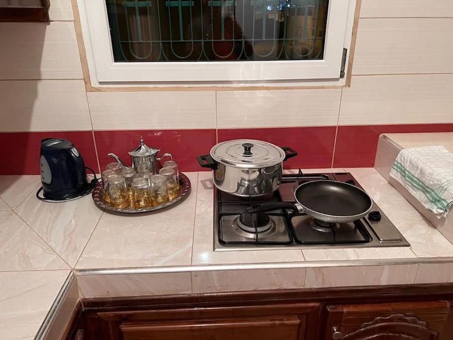 3 Zimmer Wohnung Corniche Nador Sidi Ali- Am Meer & Wifi Buitenkant foto